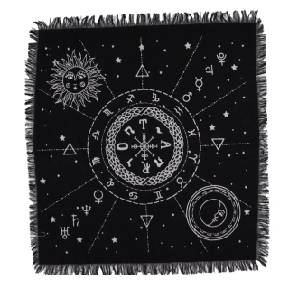 Esoterické oltářní plátno s Mapa Měsíce & Slunce 50x50 cm