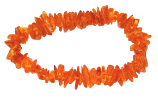 Jantarový exkluzivní masivní náramek světlý