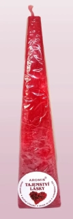 Svíčka s vůní - TAJEMSTVÍ LÁSKY, 17,5 cm