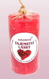 Svíčka s vůní - TAJEMSTVÍ LÁSKY, 12 cm