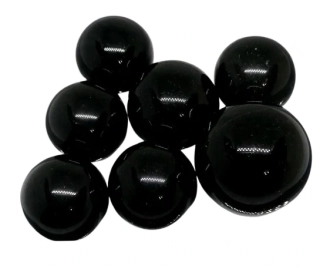 Sada kuliček z duhového obsidiánu č.2 – 100 g ochranného kamene