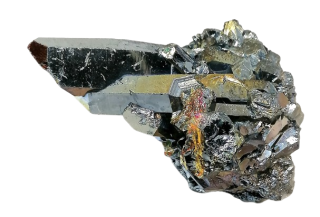 Galvanizovaná křišťálová drůza 66,5 g – Minerál pro energii a dekoraci