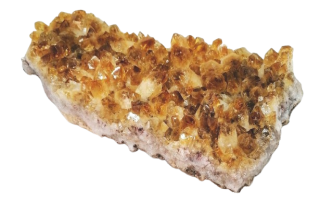 Citrínová drůza – střední hroty, 821 g | esoterika & feng shui