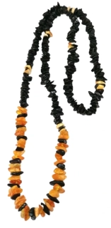 Zajímavý jantarový náhrdelník v AA kvalitě, obvod 70 cm