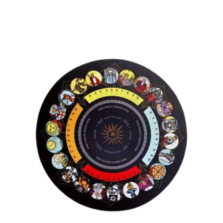 Dřevěná deska na práci s kyvadlem-Quija, cca 15 cm