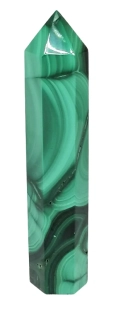 Exkluzivní malachitová špice 46 g, 7,8 cm