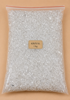 Křišťál chips cca 6-8 mm, balení 1 kg