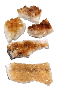 Citrínová drůzička 81-99 g – přírodní krystal pro energii a hojnost