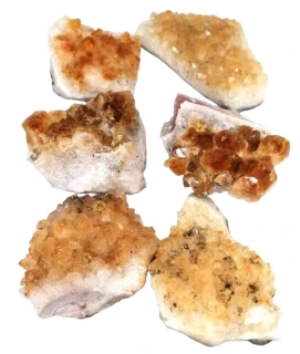 Citrínová drůzička 65-79 g – přírodní krystal pro energii a hojnost