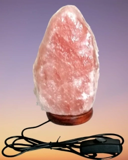 Solná elektrická lampa USB, 2,3 kg – přírodní ionizace vzduchu