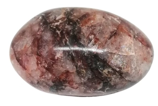 Křišťálová hmatka s hematitem – přírodní kámen síly a rovnováhy