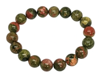 Unakitový náramek z kuliček 10 mm