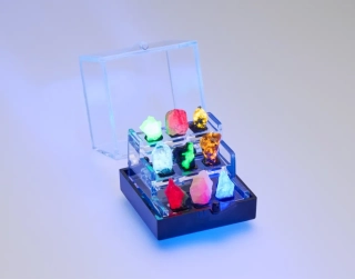MINI Sbírka-galerie fluorescenčních minerálů