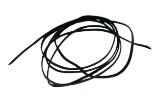 Kožený černý řemínek 110 cm na šperky