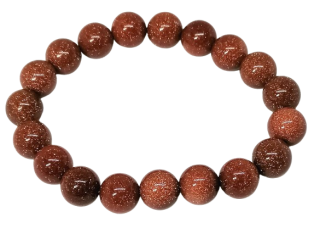 Náramek pro sebevědomí a štěstí – zlatý avanturín 10 mm