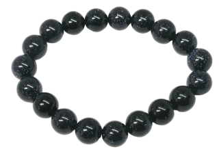 Avanturín modrý – energetický náramek z polodrahokamu, korálky 10 mm