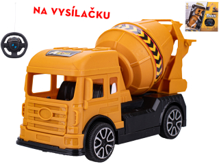 R/C auto domíchávač 19cm 27MHz jednoduchá funkce na baterie v krabičce