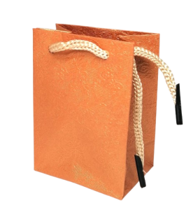 Dárková taštička malá 6 x 8 cm, barva cihlová