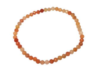 Avanturín oranžový náramek fazetovaný 4 mm