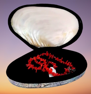 Luxusní dóza na šperky z perlorodky – originální design s esoterickou energií