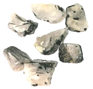 Křišťál s turmalínem natur, malý 