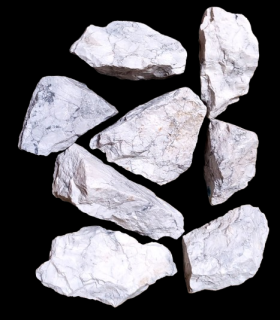 Magnezit surový, cena za 1 ks, 6-9 cm