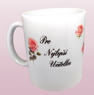 Hrnek porcelánový Pro paní učitelku