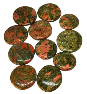 Unakitová placička-hmatka 