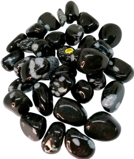 Obsidián vločkový, balení 430g vhodný k dalšímu prodeji