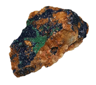 Malachit-azurit přírodní kus 29 g bez úprav