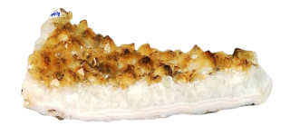 Citrínová drůza zajímavá, 990 g - krystal hojnosti a energie