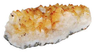 Citrínová drůza s hematitem uvnitř, 2,19 kg - krystal pro energii