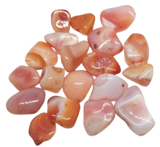 Achát meruňkový, sada o váze 193 g