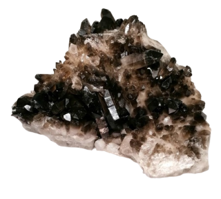 Záhněda obří drúza s velkými hroty – 3,5 kg přírodní krystal pro očistu prostoru