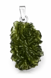 Vltavín přívěsek z Ločenic 1,45 g/1,8 x 1,2cm/