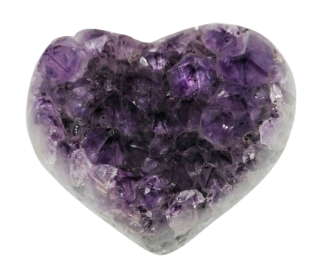 Ametystové srdce AA kvalita – drúza se špicemi z Brazílie (473 g)