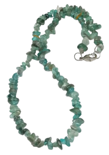 Kyanit náhrdelníkv A světlý, krátký 47 cm