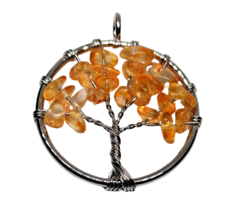 Strom života, magický amulet s citrínem