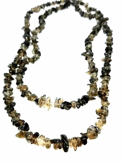 Záhněda náhrdelník sekaný,dlouhý - cca 85 cm