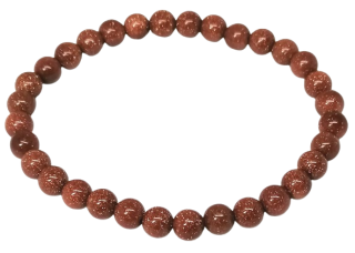 Avanturín zlatý náramek 6 mm