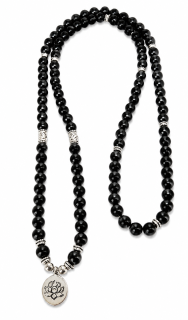 Japa mala 8 mm – meditační růžencové korálky pro lásku, harmonii a duchovní růst