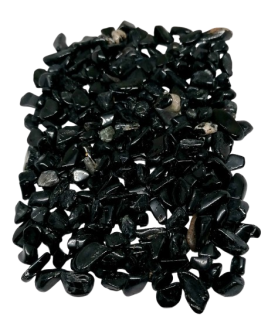 Turmalín černý chips 5–8 mm (100 g) – ochranný minerál z Mozambiku