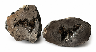 Galvanizované křišťálové geodky 60 g