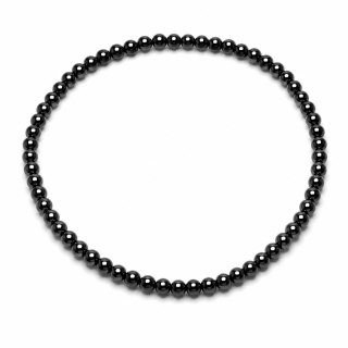 Jemný hematitový náramek 3 mm