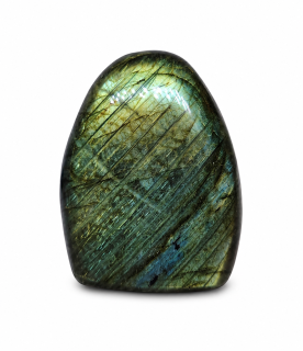 Labradorit obelisk v AA kvalitě z Madagaskaru 250 g