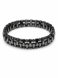 Hematitový náramek z drobných tvarů – elegantní a originální