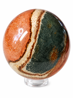 Jaspis polychrom – velká koule 499 g / 7,3 cm | Madagaskar