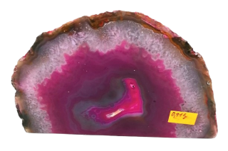 Achátová pecka velká – růžová (dobarvovaná) | 17 × 11 × 4 cm | 910 g