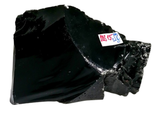 Černý přírodní obsidián 1,2 kg – silný ochranný kámen pro očistu a uzemnění