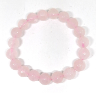 Růženínový náramek luxusní 10mm